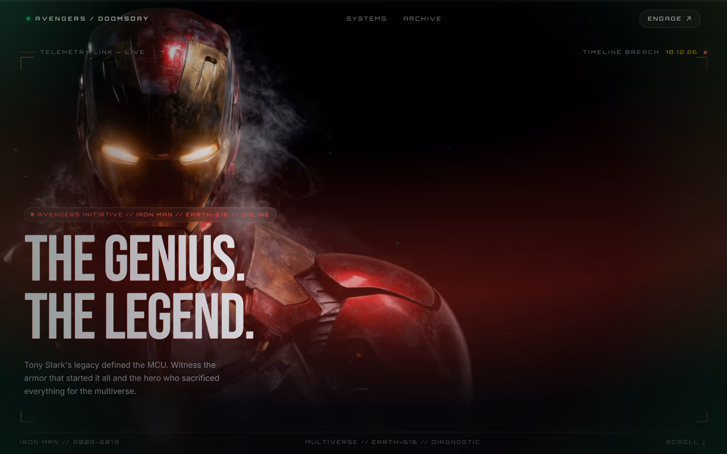Avengers: Doomsday, DESIGN / CONCEPT SITE