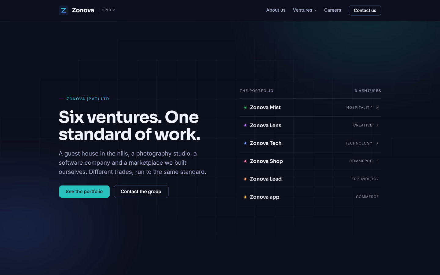 Zonova Group, WEB / CORPORATE